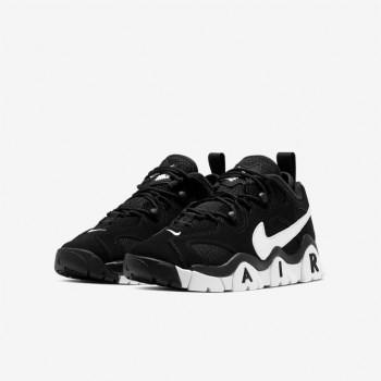 Nike Air Barrage Low - Nagyobb Gyerek Kosárlabda Cipő - Fekete/Fehér/Fehér